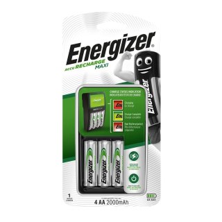 Ładowarka do akumulatorków MAXI + POWER PLUS AA / 4SZT (2000 mAh) Energizer