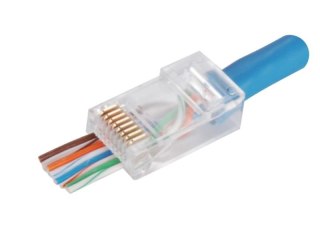 Wtyk przelotowy RJ45 UTP kat.5e (op. 100 szt) ALANTEC