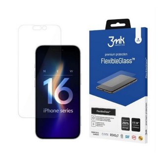 Szkło hybrydowe FlexibleGlass iPhone 16 3MK