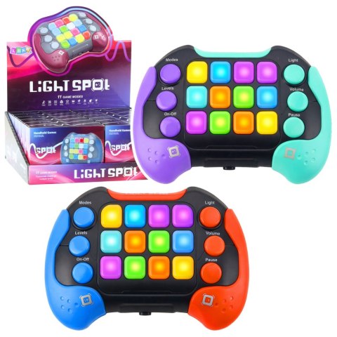 Gra Konsola Elektroniczna Zręcznościowa Edukacyjna 11 Gier Trybów LEAN Toys