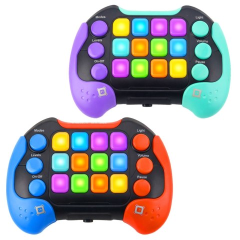 Gra Konsola Elektroniczna Zręcznościowa Edukacyjna 11 Gier Trybów LEAN Toys