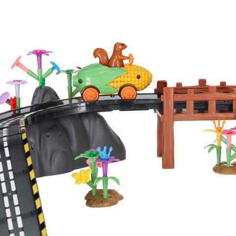 Tor wyścigowy samochodowy magnetyczny 2 pojazdy świecące 310 elementów Kik Sp. z o. o. Sp. k.