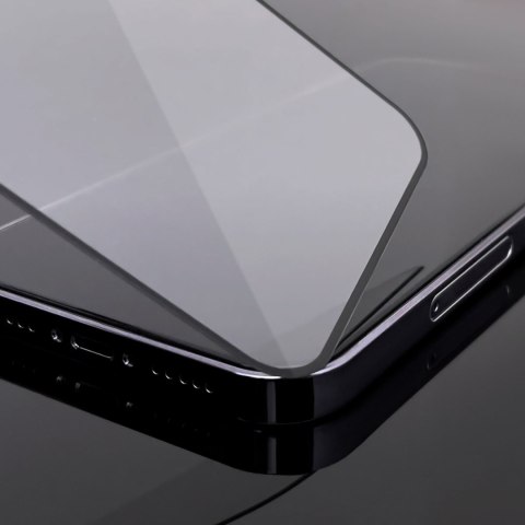 Super wytrzymałe szkło hartowane z ramką na cały ekran Motorola Edge 30 czarny WOZINSKY