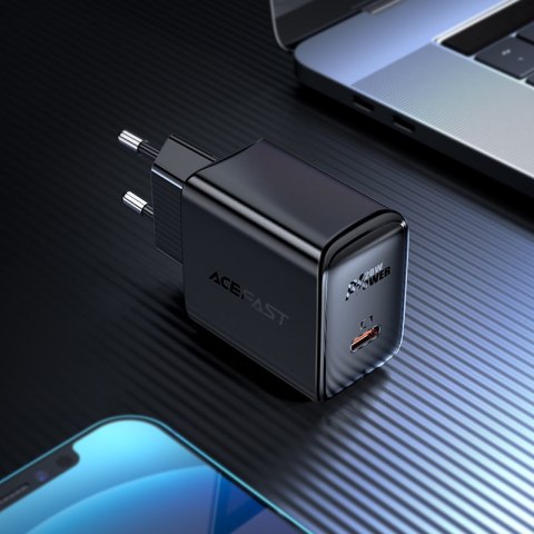 Szybka ładowarka sieciowa USB-C 20W Power Delivery czarny ACEFAST