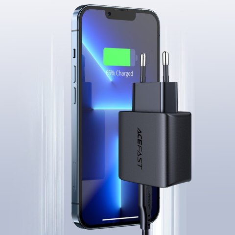 Szybka ładowarka sieciowa USB-C 20W Power Delivery czarny ACEFAST