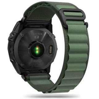Pasek do zegarka Garmin Fenix 5 / 6 / 6 Pro / 7 Nylon Pro - ciemnozielony Tech-Protect