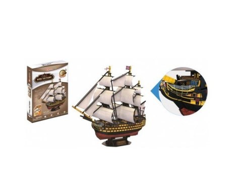 Puzzle 3D Żaglowiec HMS Victory