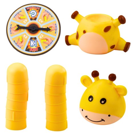 Gra Zręcznościowa Układanie Kubeczków Żyrafa Koło Fortuny LEAN Toys