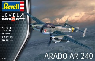 Model plastikowy Arado AR-240 1/72 Revell