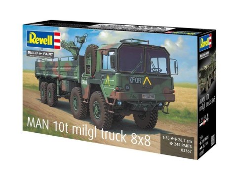 Model plastikowy Ciężarówka Man 10T Milgl 8x8 1/35 Revell