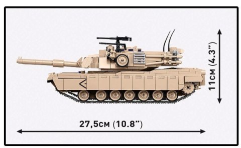 Klocki M1A2 Abrams 1025 klocków Cobi Klocki