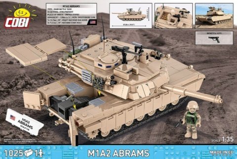 Klocki M1A2 Abrams 1025 klocków Cobi Klocki