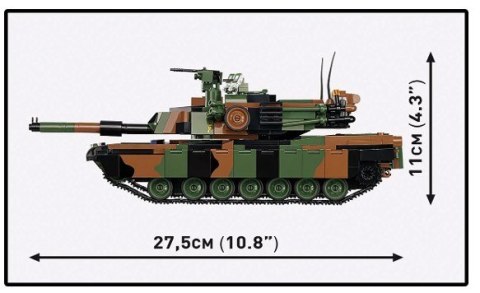 Klocki M1A2 SEPV3 Abrams 1065 klocków Cobi Klocki