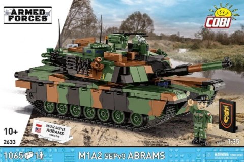 Klocki M1A2 SEPV3 Abrams 1065 klocków Cobi Klocki