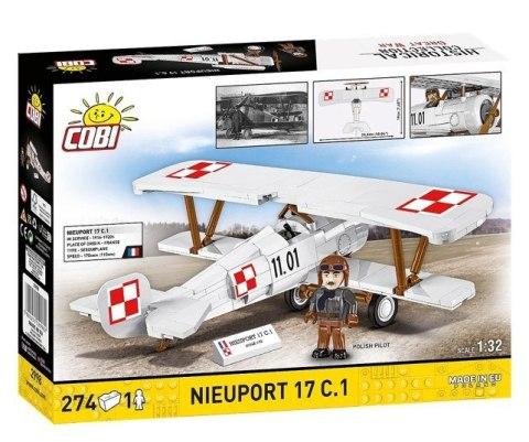 Klocki Nieuport 17 C.1 274 klocki Cobi Klocki