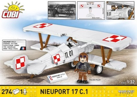 Klocki Nieuport 17 C.1 274 klocki Cobi Klocki