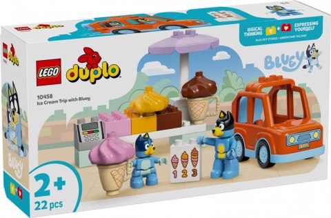 Klocki DUPLO Bluey 10458 Wyprawa po lody z Bluey LEGO