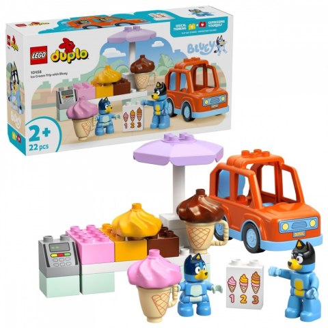 Klocki DUPLO Bluey 10458 Wyprawa po lody z Bluey LEGO