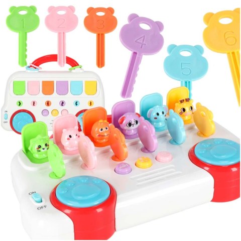 Autobus edukacyjny grający wyskakujące zwierzątka kluczyki Kik Sp. z o. o. Sp. k.