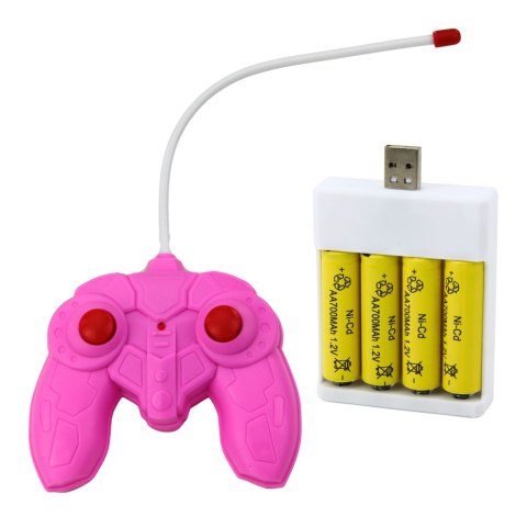 Samochód Autko Kabriolet Zdalnie Sterowany RC Dla Lalek Różowy LEAN Toys