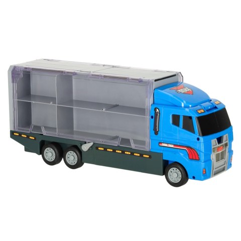 Transporter ciężarówka TIR wyrzutnia + metalowe auta policja Kik Sp. z o. o. Sp. k.