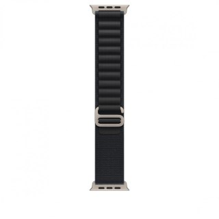 Opaska Alpine w kolorze czarnym do koperty 49 mm - rozmiar M - elementy z tytanu w kolorze naturalnym Apple