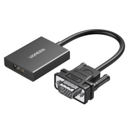 Adapter przejściówka z gniazda VGA na HDMI 15cm czarny UGREEN