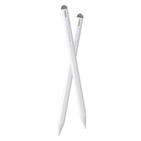 Aktywny rysik stylus Apple Smooth Writing 2 ze wskaźnikiem LED + kabel USB-C biały BASEUS