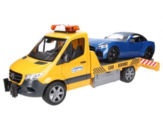 Pojazd Mercedes Sprinter laweta pomocy drogowej z modułem świetlno-dźwiękowym BRUDER