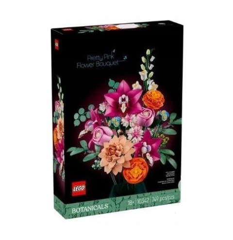 Klocki Botanicals 10342 Piękny bukiet różowych kwiatów LEGO