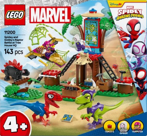 Klocki SPIDEY 11200 Bitwa Spidey'ego i Gobby'ego przy domku na drzewie LEGO