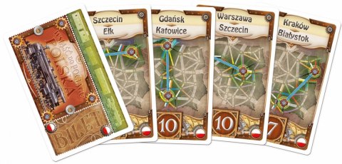 Gra Wsiąść do Pociągu Kolekcja Map 6.5 Polska Rebel