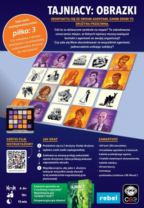 Gra Tajniacy Obrazki (Edycja 2025) Rebel