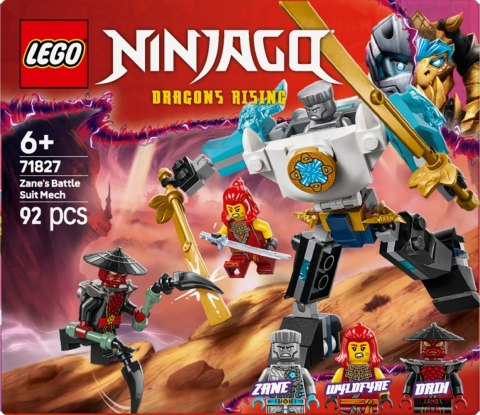 Klocki Ninjago 71827 Mech w zbroi bojowej Zanea LEGO