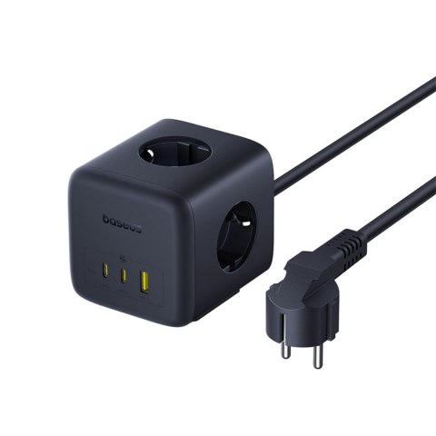 Listwa zasilająca kostka USB-A USB-C gniazdo EU 67W 1.5m BASEUS