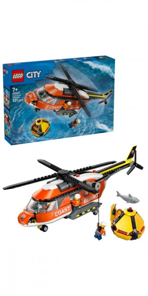 Klocki City 60503 Helikopter straży przybrzeżnej LEGO