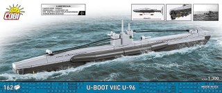 Klocki U-Boot VIIC U-96 162 klocki Cobi Klocki