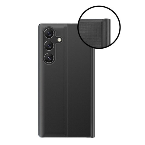 Etui pokrowiec z klapką i podstawką do Xiaomi 13 Lite New Sleep Case czarny HURTEL