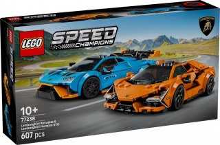 Klocki Speed Champions 77238 Lamborghini Revuelto i Huracan STO LEGO