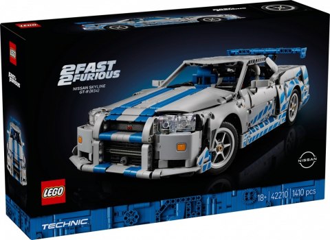Klocki Technic 42210 Samochód Nissan Skyline GT-R (R34) z filmu Za szybcy, za wściekli LEGO
