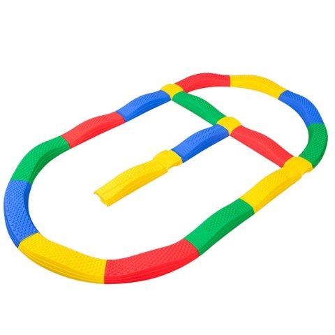 Ścieżka Sensoryczna Deski Równoważne 16 Desek Łączenia Antypoślizgi LEAN Toys