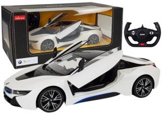 Auto R/C Sportowe Zdalnie Sterowane BMW i8 Rastar 1:14 Biały Rastar