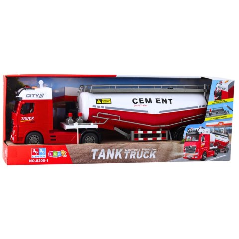 Ciężarówka Cysterna Z Cementem Funkcja Lania Wody Światła Dźwięki LEAN Toys