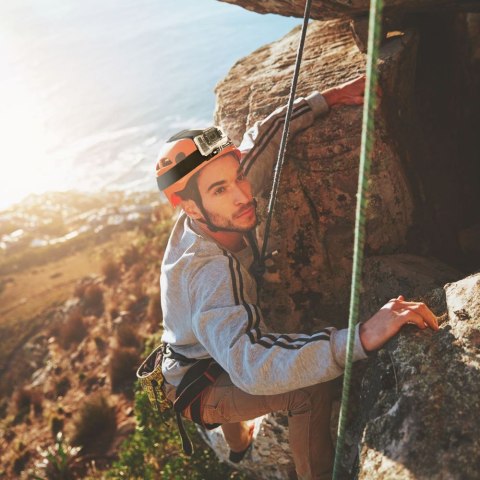 Opaska na głowę do kamery sportowej GoPro DJI GA100 Head Moun - czarna Tech-Protect