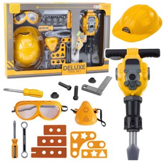 Zestaw Majsterkowicza Narzędzia Młot Pneumatyczny Na Baterie 21el LEAN Toys