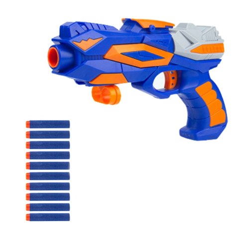 Gra Zręcznościowa Pistolet Strzałki Piankowe Tarcza Elektroniczna Licznik LEAN Toys