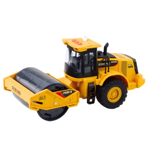 Walec Drogowy Obrotowy Skrętny Światła Dźwięki Żółty LEAN Toys