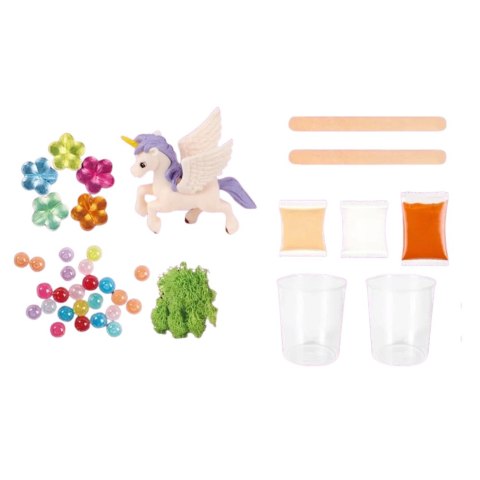 Zestaw Kreatywny DIY 2w1 Terrarium Dla Jednorożca Hodowla Kryształów