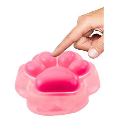 Gniotek Kocia Łapka Antystresowa Sensoryczna Squishy Różowa LEAN TOYS