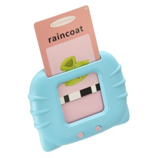 Nauka języka angielskiego czytnik kart do nauki słówek fiszki niebieski Kik Sp. z o. o. Sp. k.